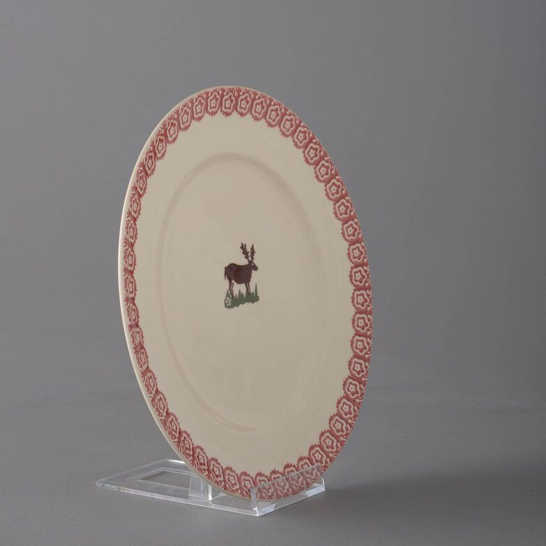 Plate Dinner Size Reindeer