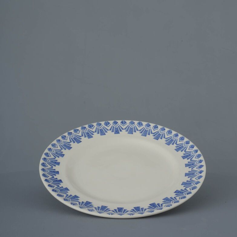 Dufort plate Dinner Size Deco Odeon Blue