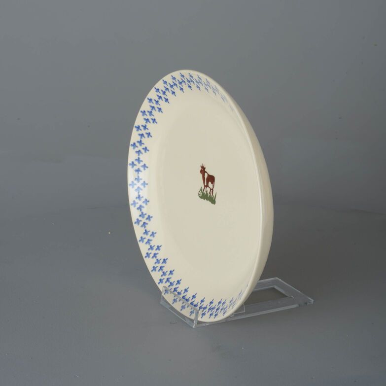 Oval Plate  Cow