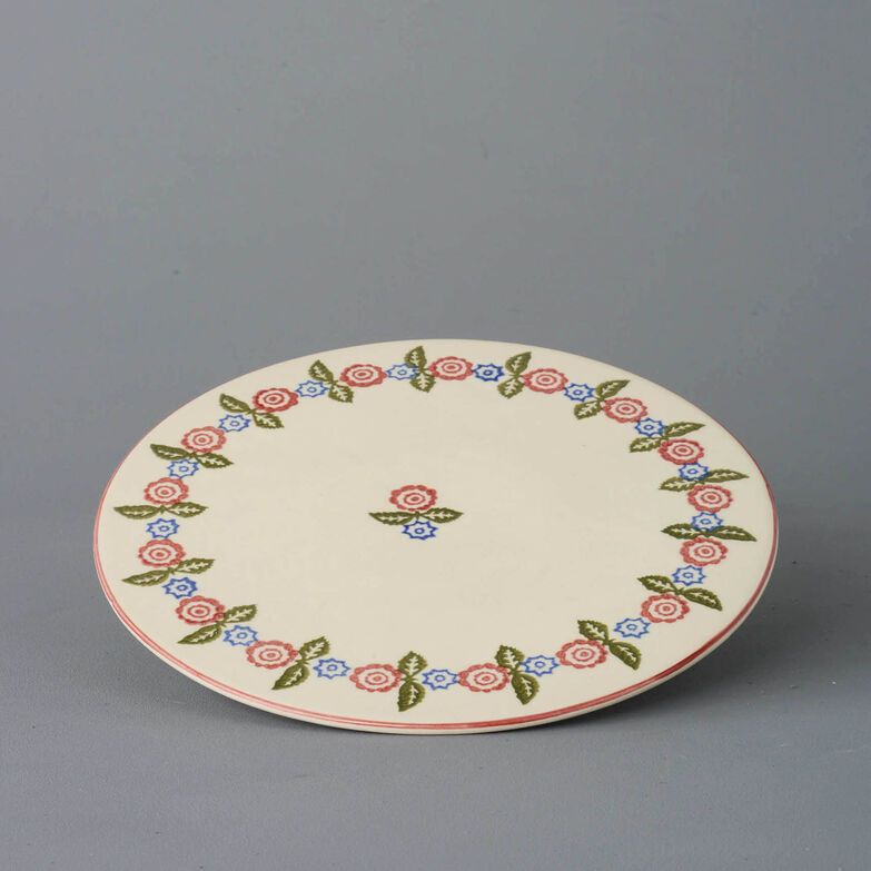 Plate Cheese & Cake Victorian Floral