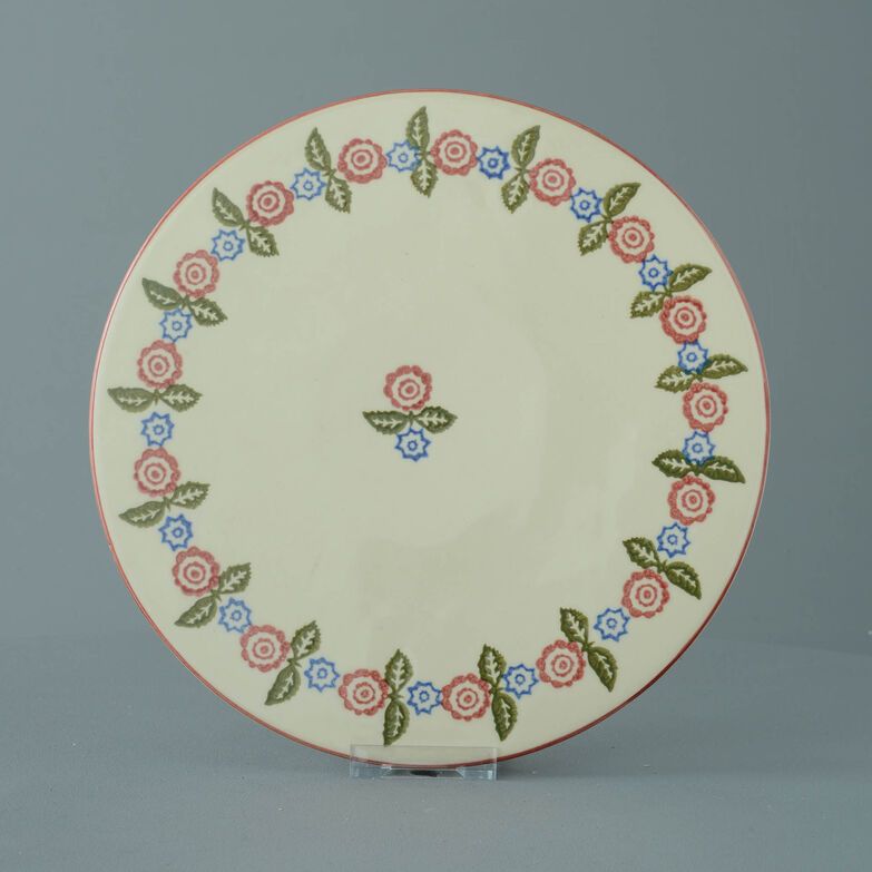 Plate Cheese & Cake Victorian Floral