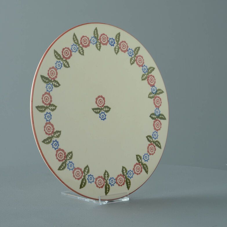 Plate Cheese & Cake Victorian Floral