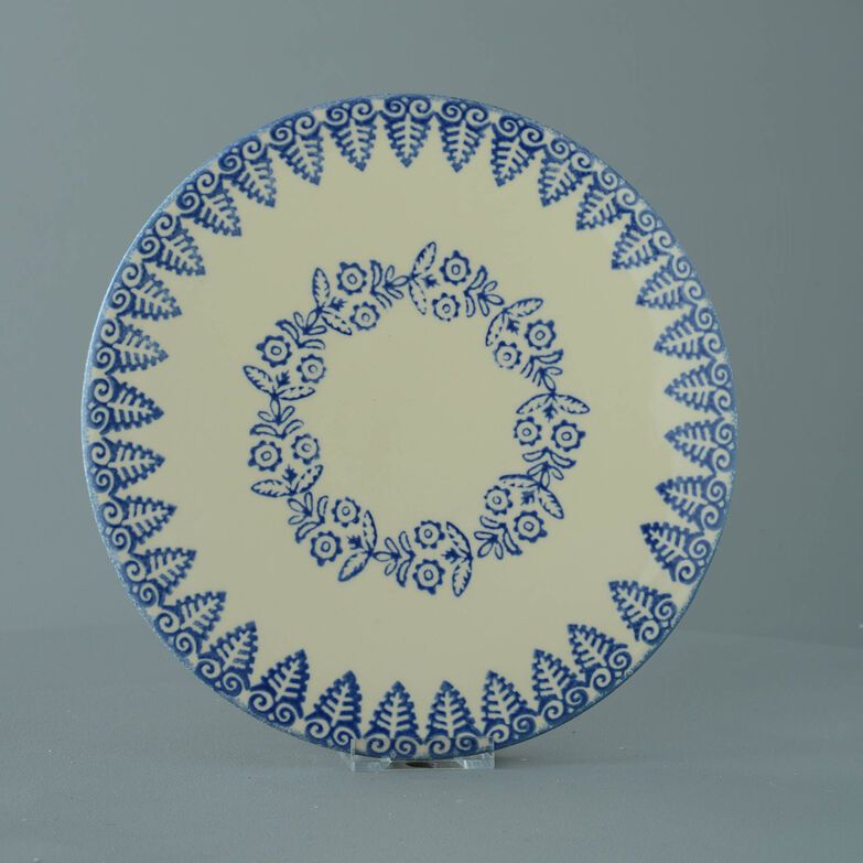 Plate Cheese & Cake Lacey Blue