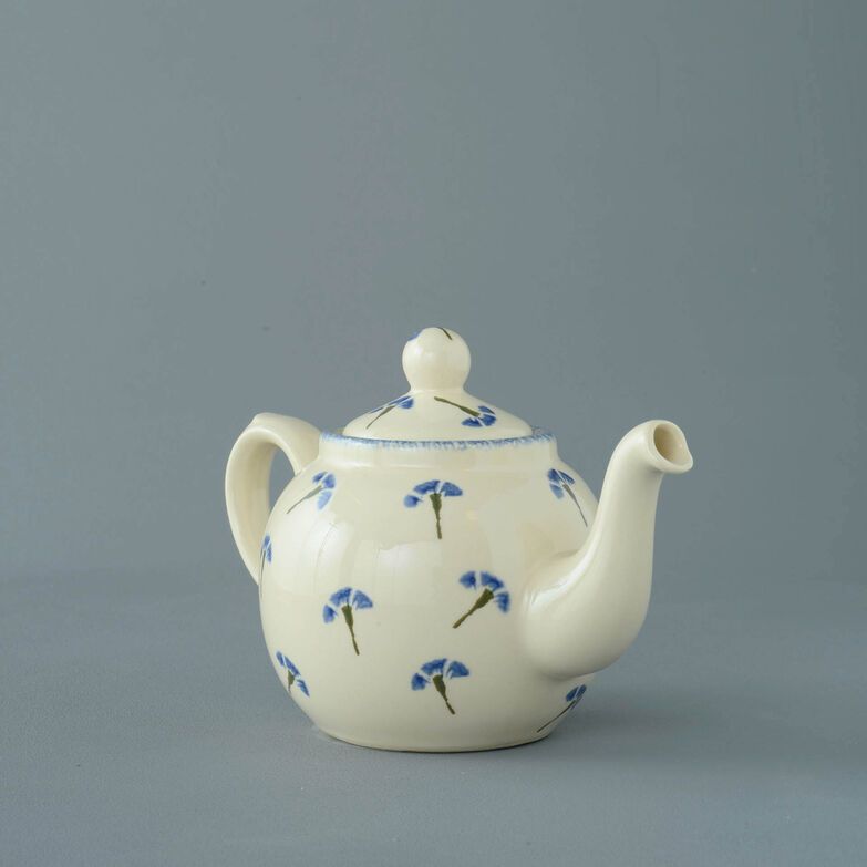 Teapot 2 Cup Cornflower