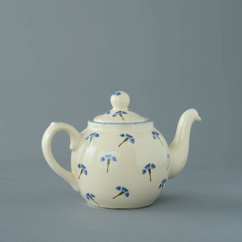 Teapot 2 Cup Cornflower