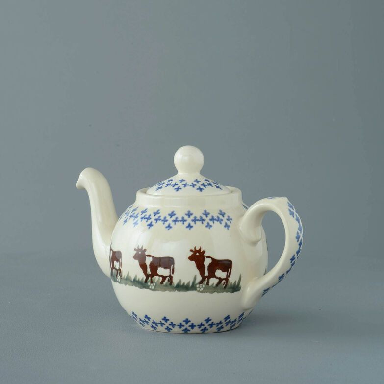 Teapot 2 Cup Cow