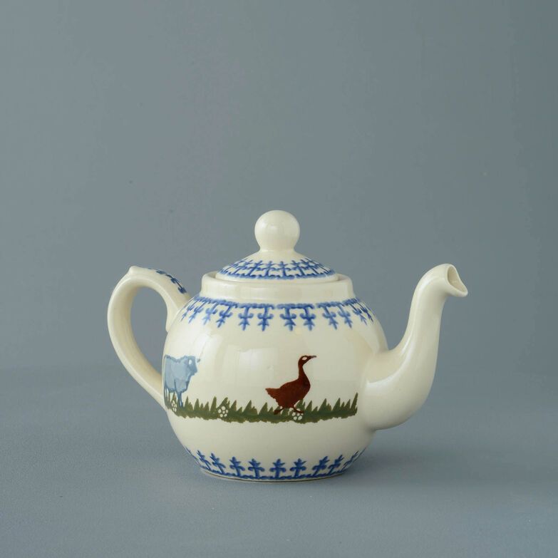 Teapot 2 Cup Farm Animal