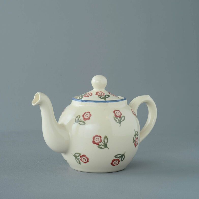 Teapot 2 Cup Scattered Rose