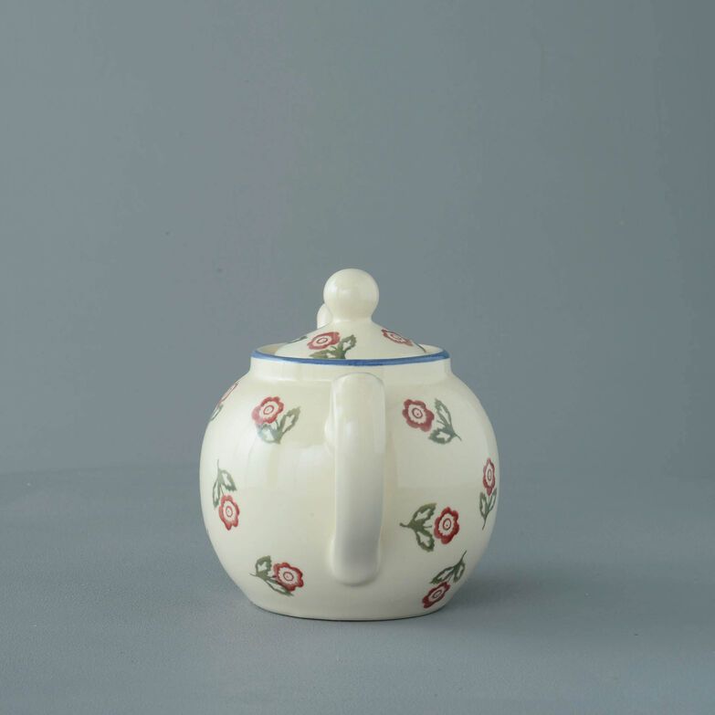 Teapot 2 Cup Scattered Rose