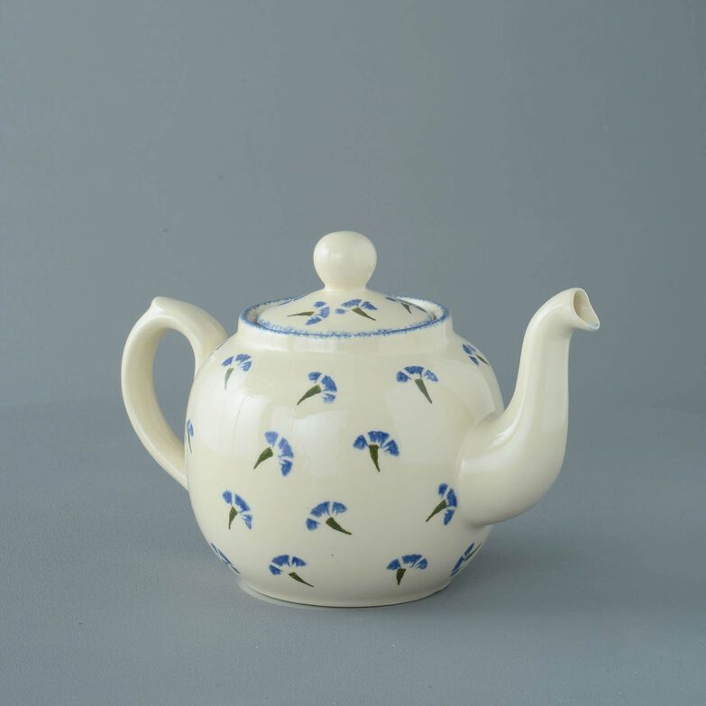 Teapot 4 Cup Cornflower