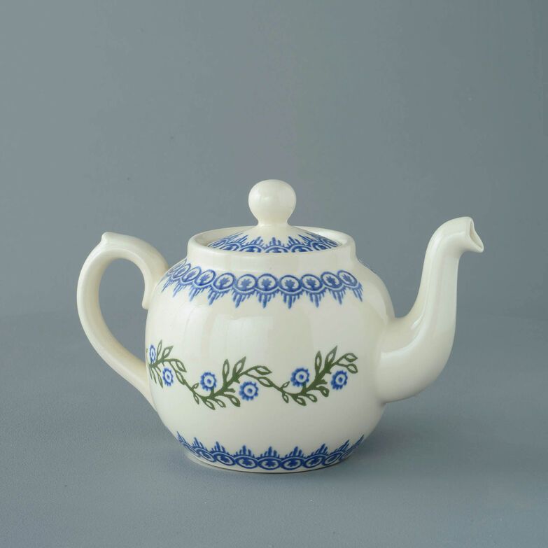 Teapot 4 Cup Floral Garland