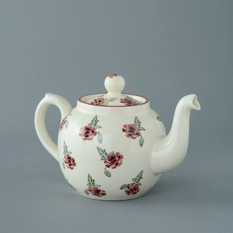 Teapot 4 Cup Poppy