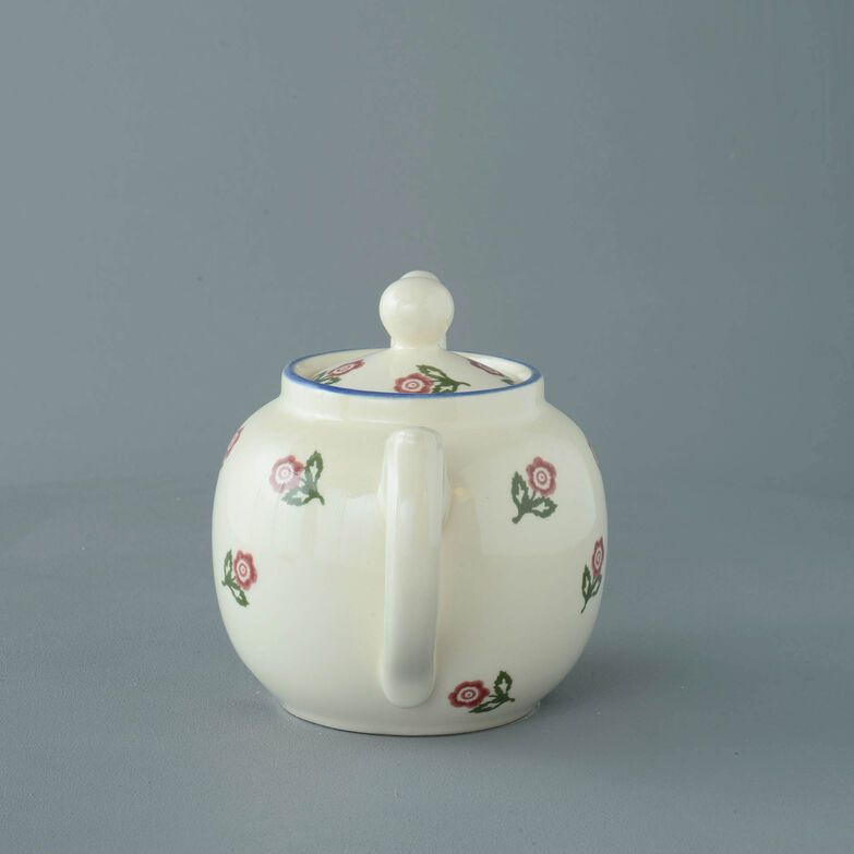 Teapot 4 Cup Scattered Rose