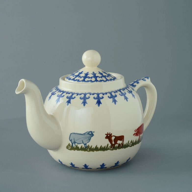 Teapot 10 Cup Farm Animal