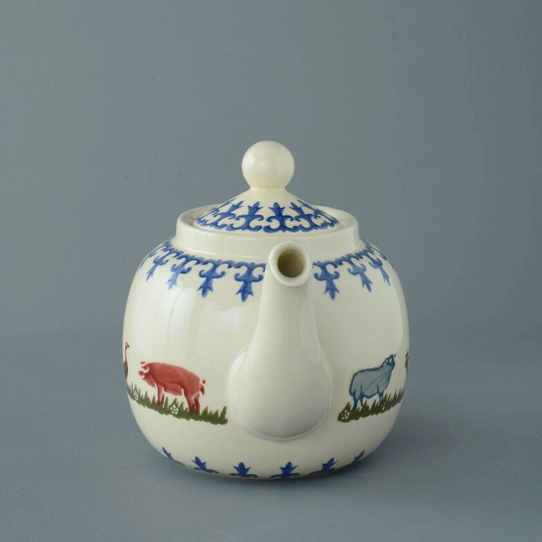 Teapot 10 Cup Farm Animal