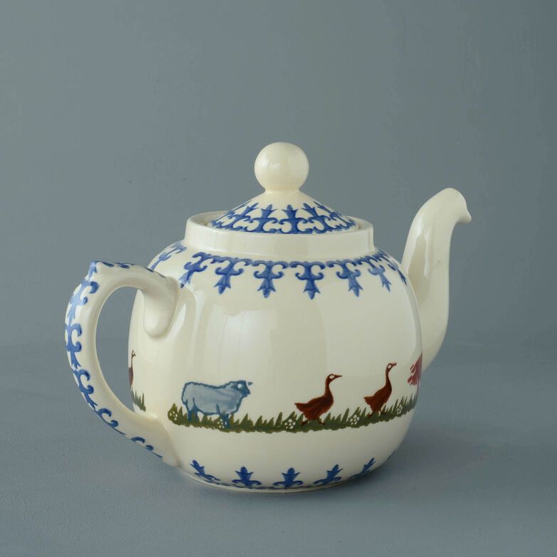 Teapot 10 Cup Farm Animal