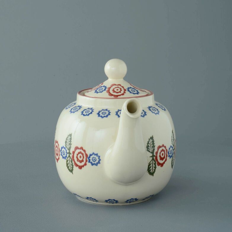 Teapot 10 Cup Victorian Floral