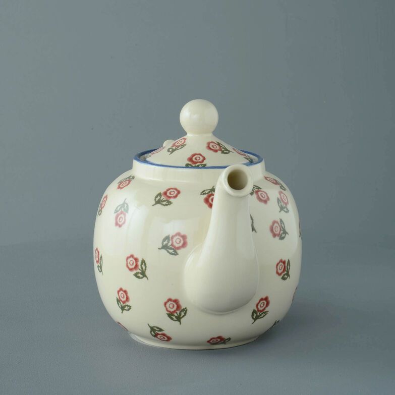 Teapot 10 Cup Scattered Rose