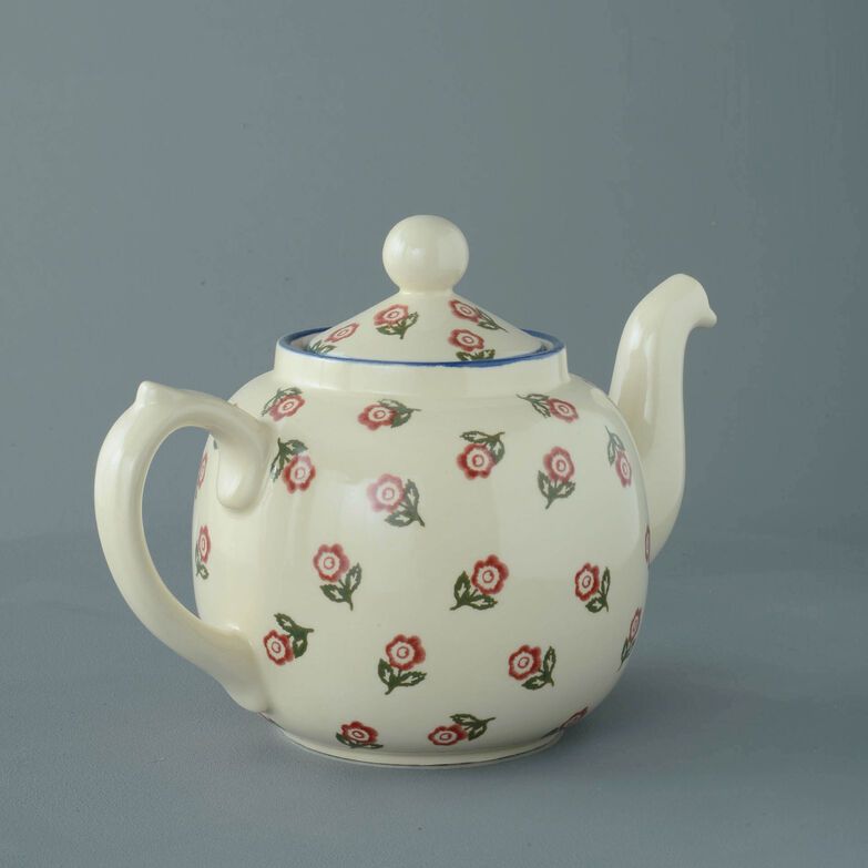 Teapot 10 Cup Scattered Rose