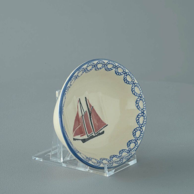 Soap dish oval Small Boat Sailing