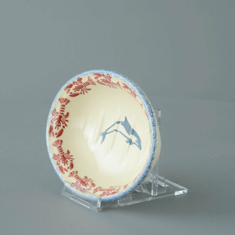 Soap dish oval Small Dolphin Leaping 