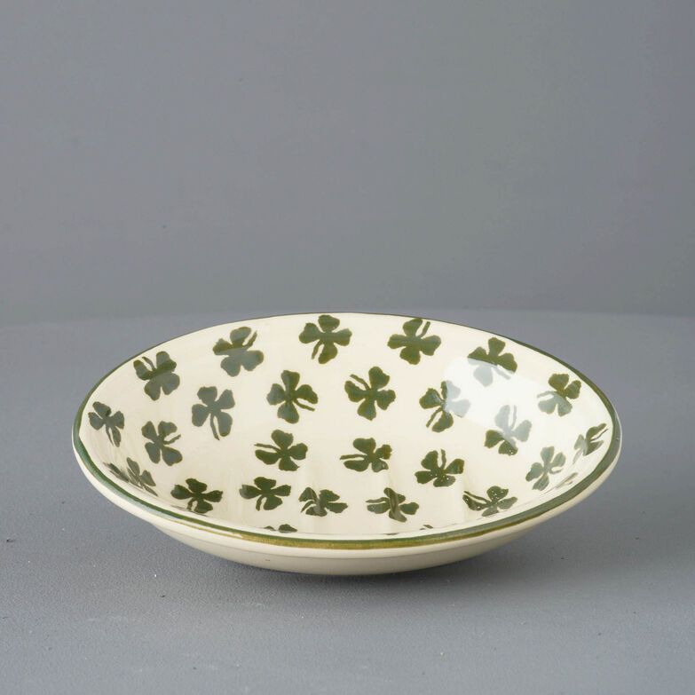 Soap dish oval Small Four leaf clover 
