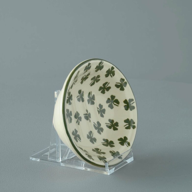 Soap dish oval Small Four leaf clover 