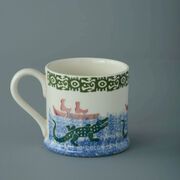 Mug Small Alligator and Boat 