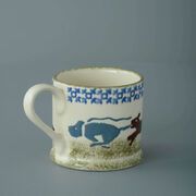 Mug Small Dog Scottie Chasing