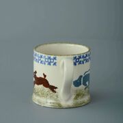 Mug Small Dog Scottie Chasing