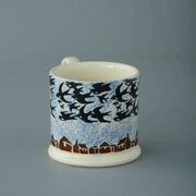 Mug Small Bird Swallows at dusk 