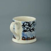 Mug Small Bird Swallows at dusk 