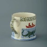 Mug Large Alligator and Boat 