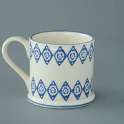 Mug Large Blue Diamond 