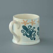Mug Large Squid and starfish 