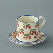 Mug & Saucer Small Cherry