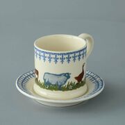 Mug & Saucer Small Farm Animal