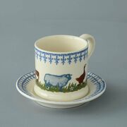 Mug & Saucer Small Farm Animal