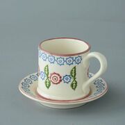 Mug & Saucer Small Victorian Floral