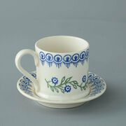 Mug & Saucer Small Floral Garland