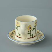 Mug & Saucer Small Sunflower 