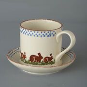 Snack Saucer & Mug Large Rabbit