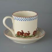 Snack Saucer & Mug Large Rabbit