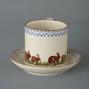 Snack Saucer & Mug Large Rabbit