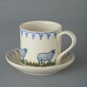 Snack Saucer & Mug Large Sheep 