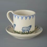 Snack Saucer & Mug Large Sheep 