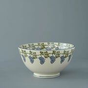 Bowl Serving Grapes And Vine