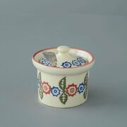 Mustard Pot Small Victorian Floral