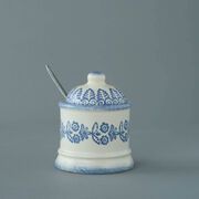 Jam Pot Small Lacey Blue