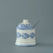 Jam Pot Small Lacey Blue